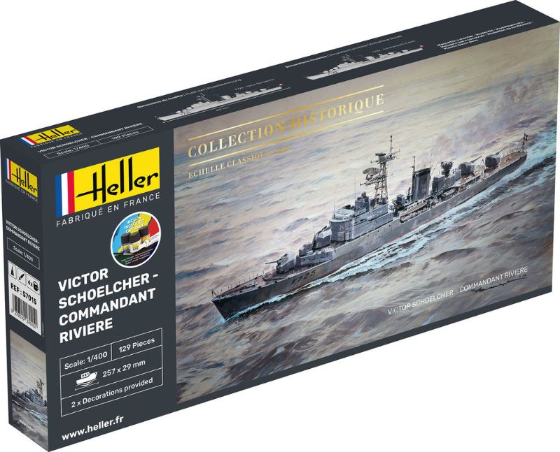 Heller Starter Kit for model building, includes cement, brush, and paints for creative projects and detailed designs.