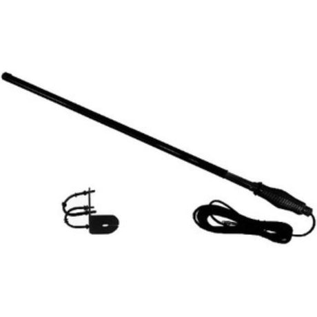 Strike B2 heavy-duty black bullbar mount antenna with 7 dBi gain for enhanced connectivity in rural areas.