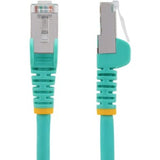 StarTech.com 7m CAT6A LSZH Ethernet cable with RJ45 connectors, supports 10 Gbps, low smoke, and Power over Ethernet.