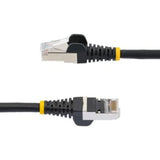 StarTech.com Cat6A LSZH Ethernet Cable, 3m, supports 10Gbps speeds with snagless RJ45 connectors, ideal for safe, high-speed networking.