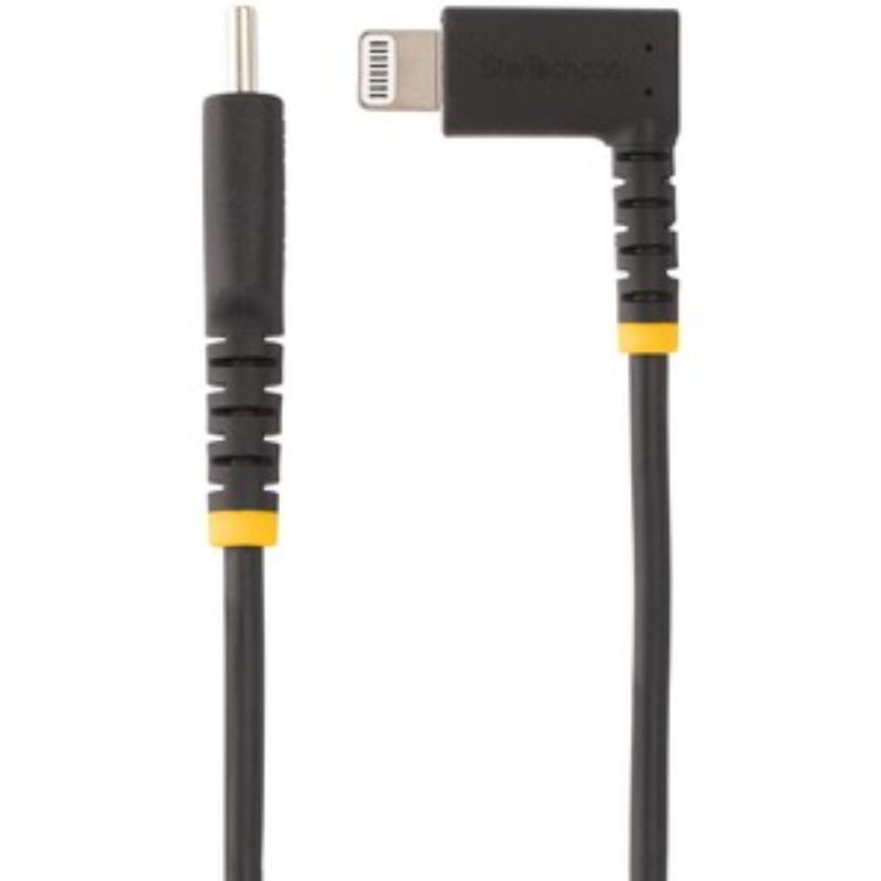 StarTech.com 6ft (2m) Durable USB-C to Lightning Cable, Right-Angled Heavy Duty