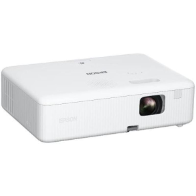 Epson CO-W01 3LCD Projector - Desktop - White - Front - 6000 Hour Normal Mode -