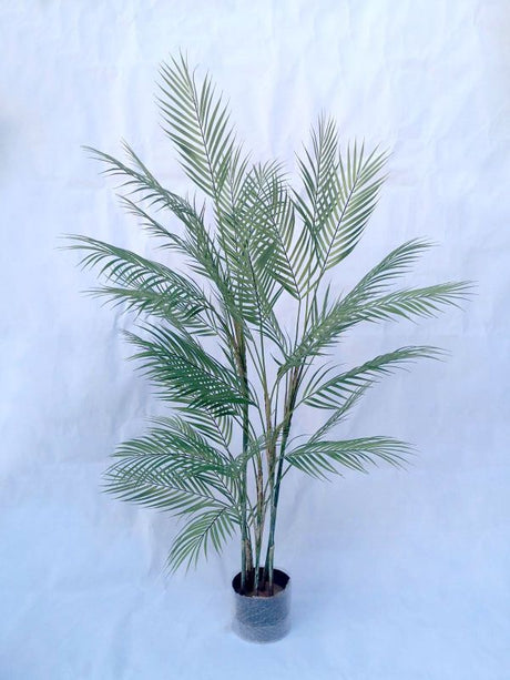 Lifelike 0.9m Artificial Areca Palm with lush green fronds, perfect for adding tropical elegance to any space.