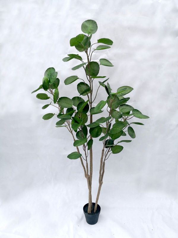 Lifelike 1.5m Artificial Polyscias Tree in stylish pot, perfect for indoor decor with vibrant greenery and no maintenance.
