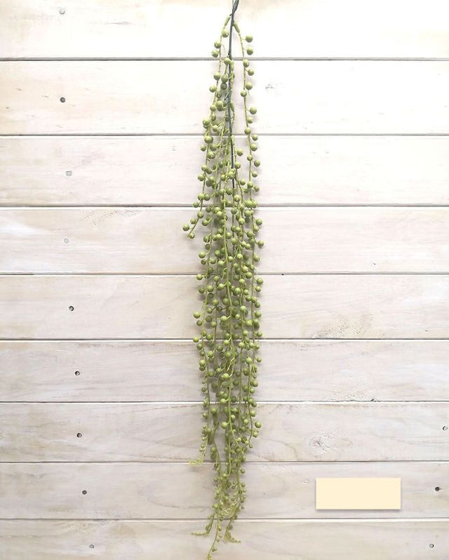 Elegant artificial hanging bead string for home decor, perfect for doorways, windows, and event backdrops.
