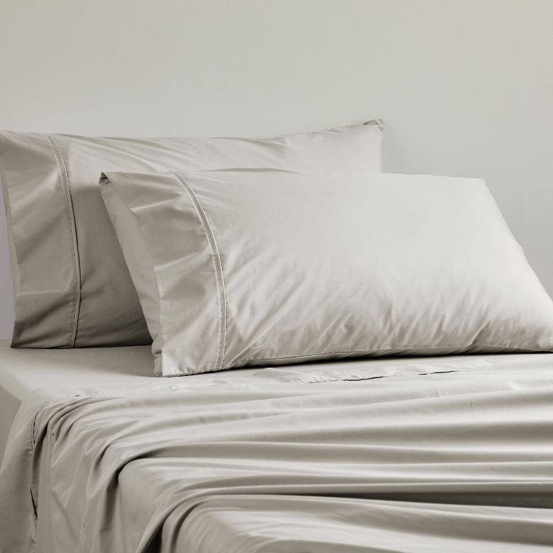 Single Sheet Set - Bed - 300 TC STONE (LOGAN & MASON)