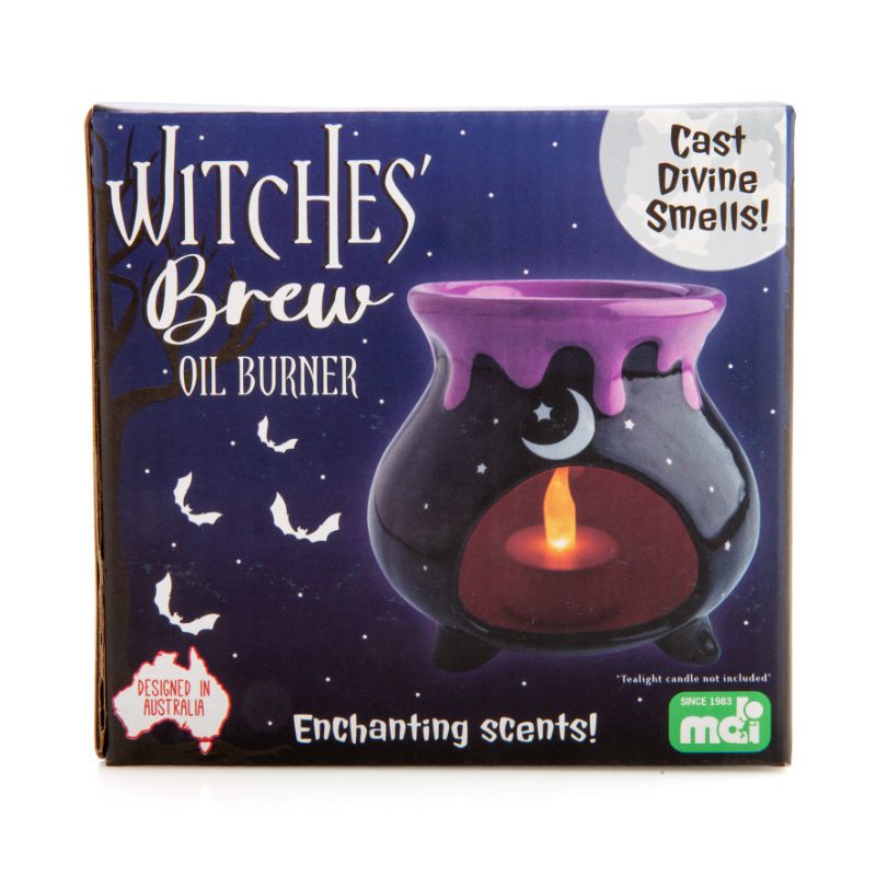 Oil Burner - Witches' Brew Cauldron (12.3cm)