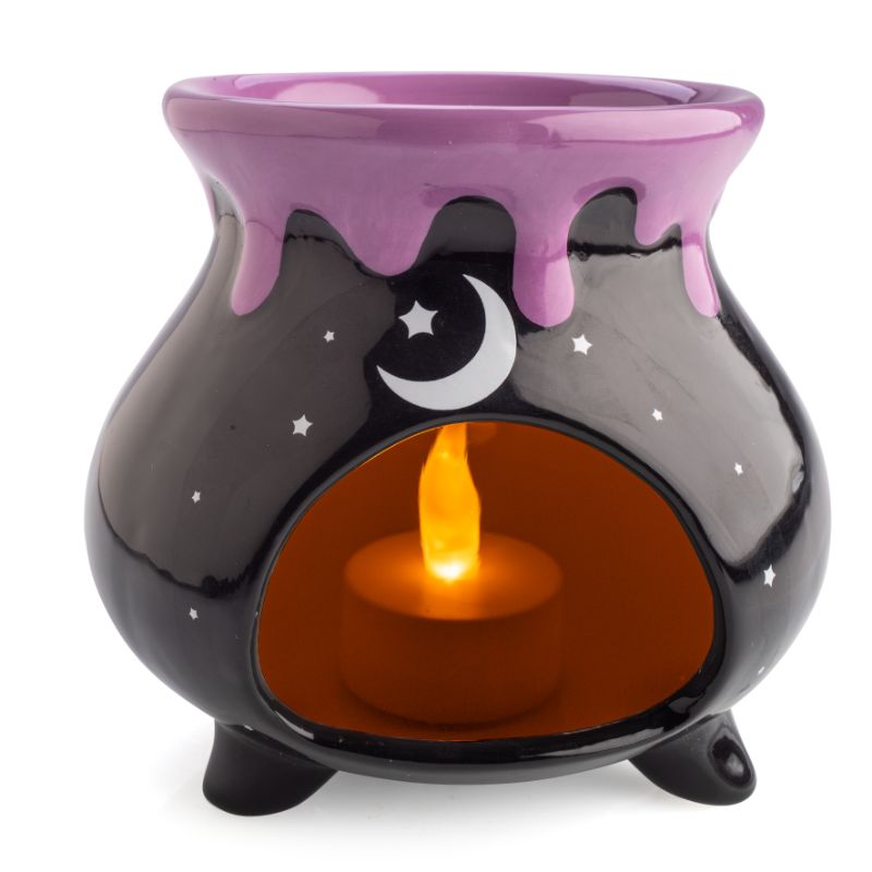 Oil Burner - Witches' Brew Cauldron (12.3cm)