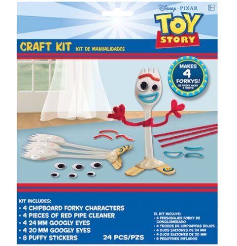 Toy Story 4 Craft Kit featuring 4 sets for creative fun with iconic characters, ideal for ages 4 and up.