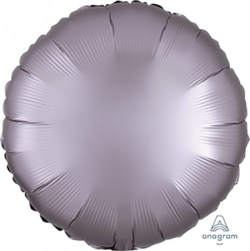 45cm satin luxe greige circle balloon, perfect for elegant party decor and versatile arrangements.