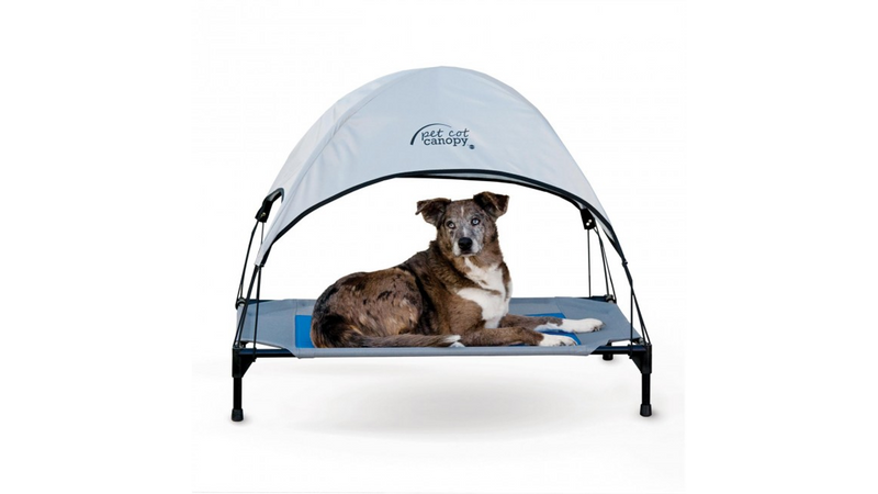 Dog Bedding Raised - K&H Pet Cot Canopy Lge - Grey