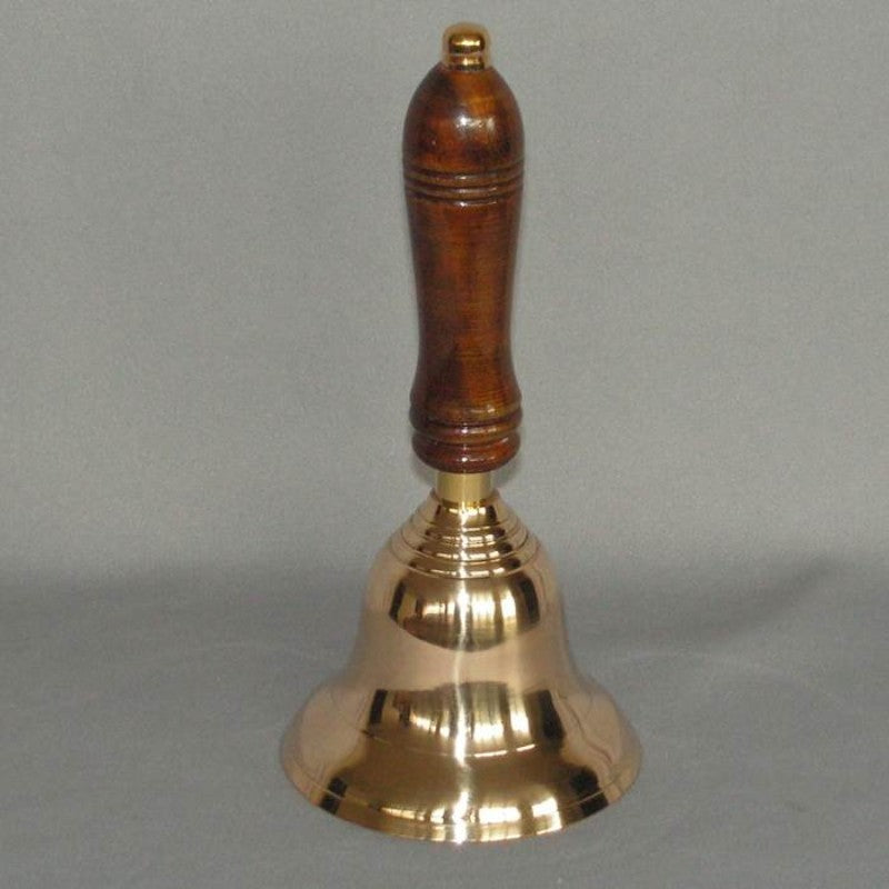 Brass Handled Bell - 21x10cm - Indian Brass