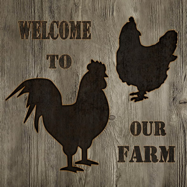 Rustic MDF wall art featuring serene farm scenes, perfect for enhancing any living space with a cozy, countryside vibe.