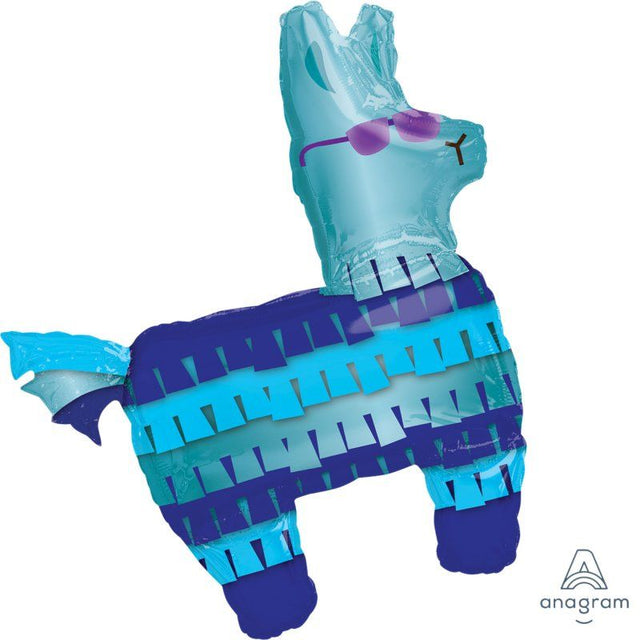 Vibrant Supershape XL Battle Royal Llama Balloon, perfect for parties, measuring 73cm x 83cm, self-sealing foil design.