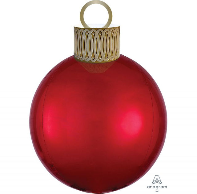 Stunning red foil balloon and ornament kit for vibrant, elegant party decorations at any celebration.