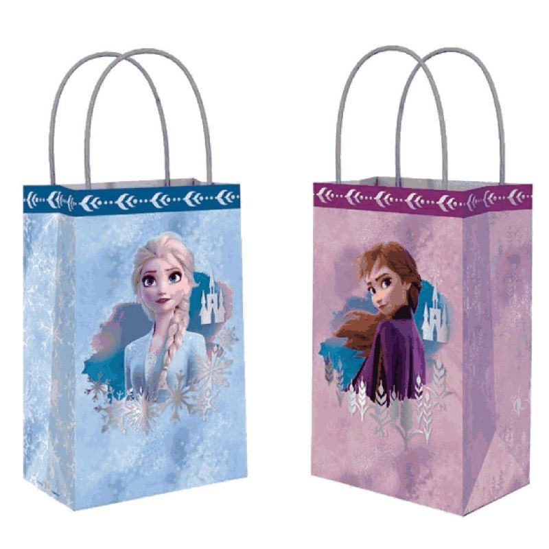Frozen 2 Kraft Paper Gift Bags - (Pack of 8)