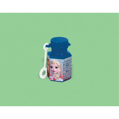 Colorful Frozen 2 Mini Bubbles in a pack, ideal for safe outdoor play and sparking children's imagination.