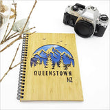 Small Bamboo Journal: Queenstown, featuring FSC certified bamboo and 110 pages of premium cartridge paper for versatile use.