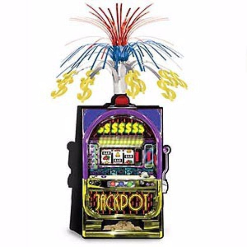 Vibrant 37cm casino-themed centerpiece showcasing vibrant colors and intricate designs for festive celebrations.