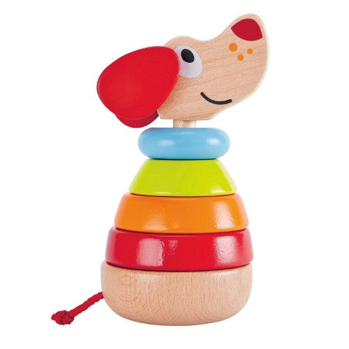 Hape  - Pepe Sound Stacker -  Wooden Toy