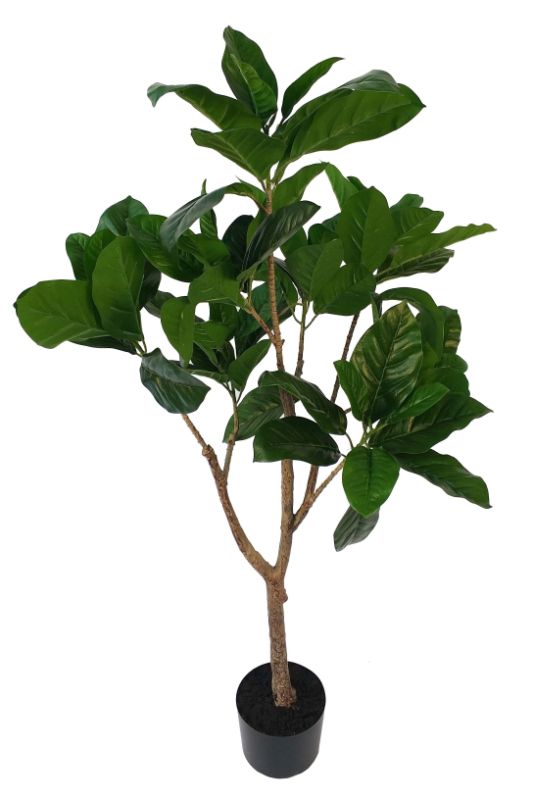 Lifelike 1200mm artificial fig tree with vibrant leaves, perfect for adding greenery to home or office decor.