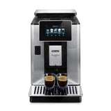 De'Longhi Primadonna Soul FAC Machine: compact coffee maker with customizable settings and 21 beverage options at a touch.