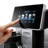 De'Longhi Primadonna Soul FAC Machine with Bean Adapt Technology and LatteCrema System for personalized, cafe-quality coffee at home.