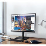 27-inch Samsung F27T450FQE monitor with Full HD display, IPS technology, borderless design, and adjustable stand for enhanced viewing.