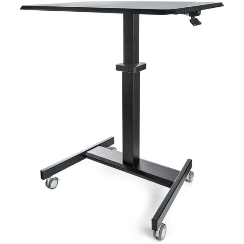 Startech.Com Mobile Standing Desk - Portable Sit Stand Ergonomic Height Adjustab