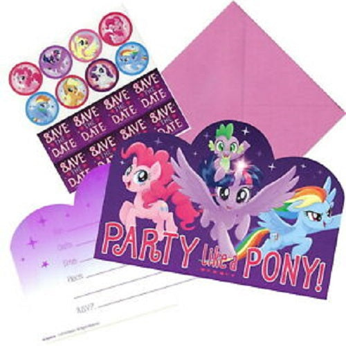 My Little Pony Friendship Adventures Postcard Invitations