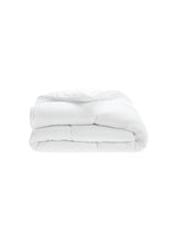 Super King-sized white duvet inner with plush filling and microfibre cover for year-round comfort and elegance.