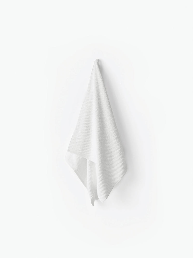 Reed Face Cloth by Savona - Face Cloth-  WHITE