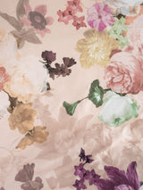Super King Duvet Cover Set by SAVONA featuring a vintage floral design in blush, crafted from soft 100% cotton sateen.
