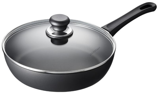 Scanpan Classic Saute Pan with Lid, 26cm, non-stick, eco-friendly, oven-safe, ideal for versatile cooking.