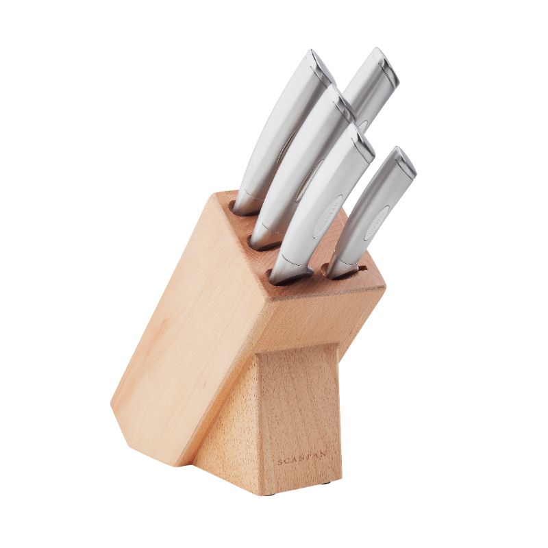 Knife Block Set - Scanpan Classic Steel (6Pce)