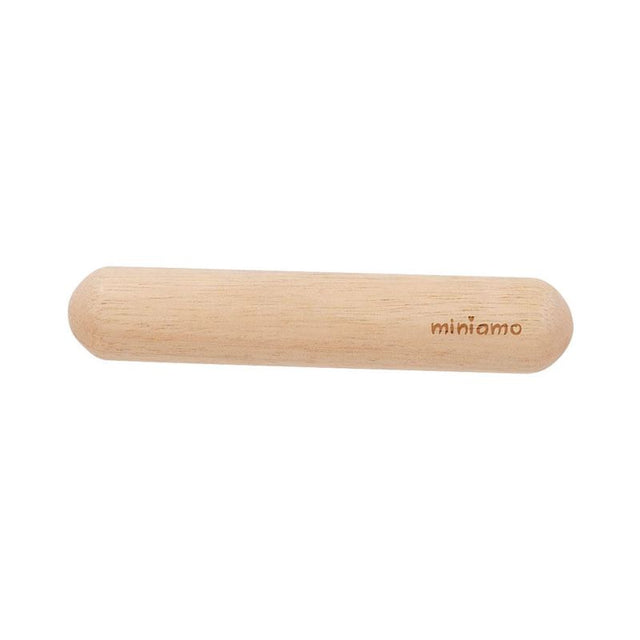 Stylish timber rolling pin measuring 18.5 x 3 cm for effortless dough rolling and perfect baking results.