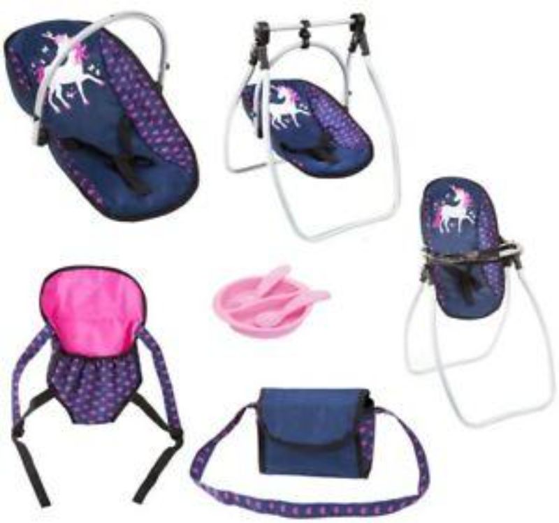 Vario Set - Navy Unicorn Dolls Accessory Set - Bayer