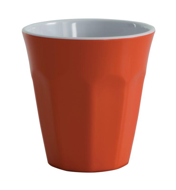 Serroni Cafe Melamine Two Tone 260ml Cup-Orange