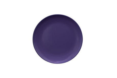 Lavender 20cm Serroni melamine plate, perfect for outdoor dining and versatile for appetizers and desserts.