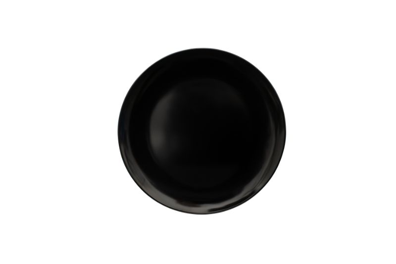 Serroni Melamine Plate 25cm Black