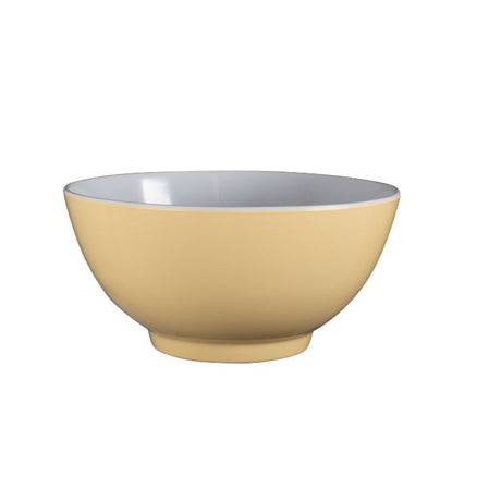 Serroni Melamine 15cm Bowl in Buttercup, a lightweight and durable bowl perfect for outdoor dining and picnics.