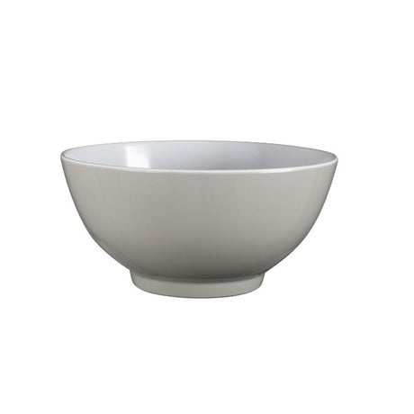 Serroni Melamine 15cm Bowl in Dusty Grey, stylish and durable, perfect for indoor or outdoor dining and easy to clean.