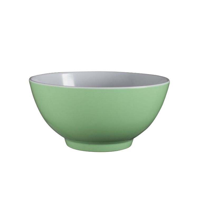 Serroni Melamine 15cm Bowl in Mint, lightweight and stylish, perfect for outdoor dining and serving snacks or salads.