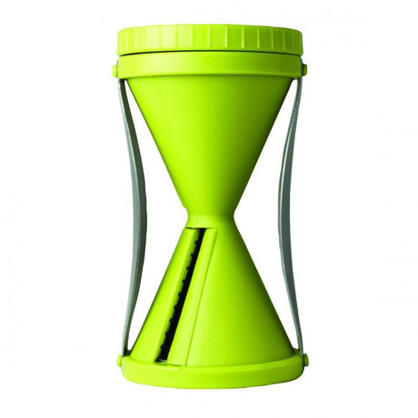 Avanti Veggie Spiretti Slicer in green, for creating healthy spiral vegetable noodles with dual stainless steel blades.