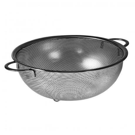 Avanti stainless steel strainer with ergonomic handles, 25.5 cm, perfect for washing fruits and straining pasta.