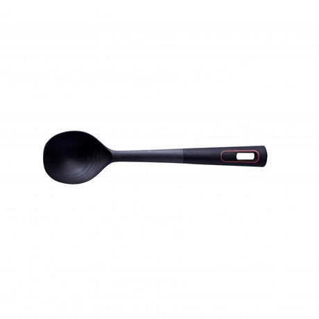 Avanti Nylon Multi-In-1 Spoon with measuring markings, ergonomic handle, and heat resistance, ideal for versatile cooking tasks.