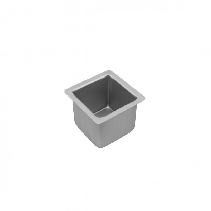 Bakemaster Silver Anodised Square Deep Pan 10x10cm