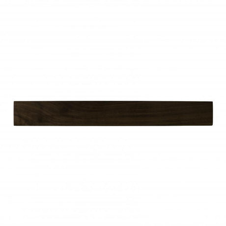 Cheftech Walnut Magnetic Knife Rack, 45cm, features two strong magnets for organizing up to nine knives stylishly.