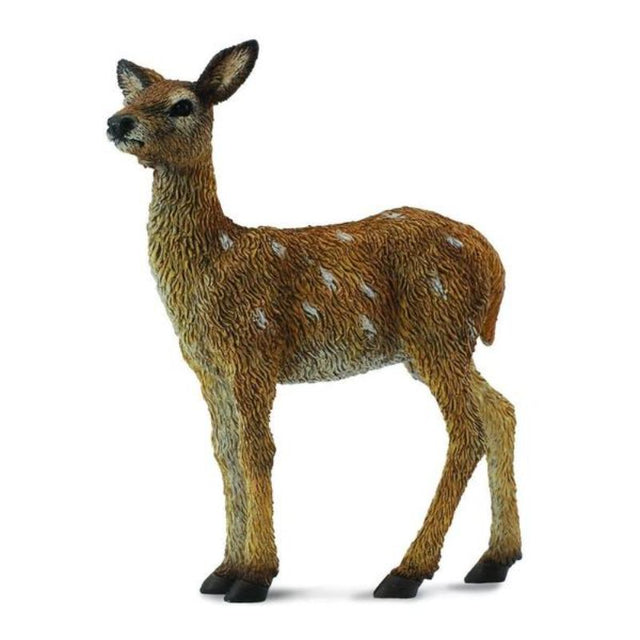 CollectA Red Deer Fawn figurine, hand-painted with detailed features, perfect for wildlife play and education for ages 3+.