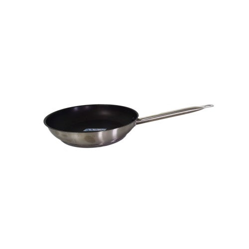 28cm stainless steel frypan with Excalibur® non-stick coating for even heat distribution and easy food release.